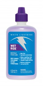 White lightning wet deals ride synthetic lubricant